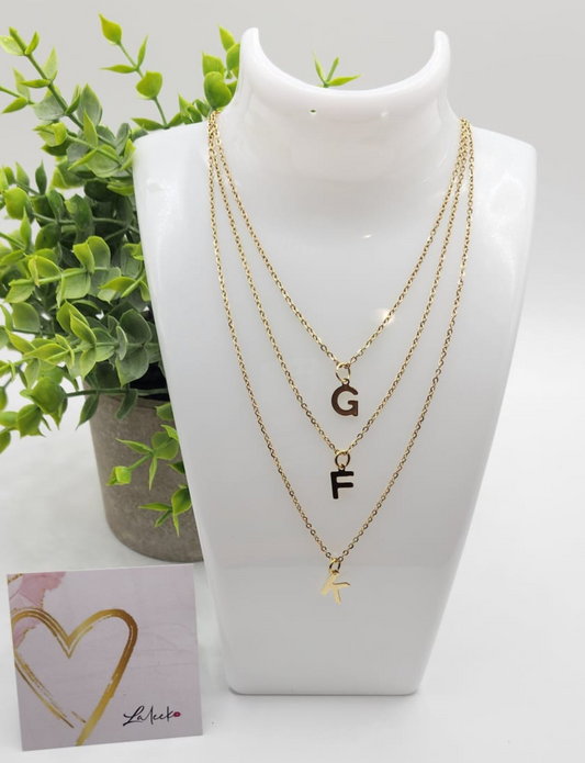Initial Letter Necklace