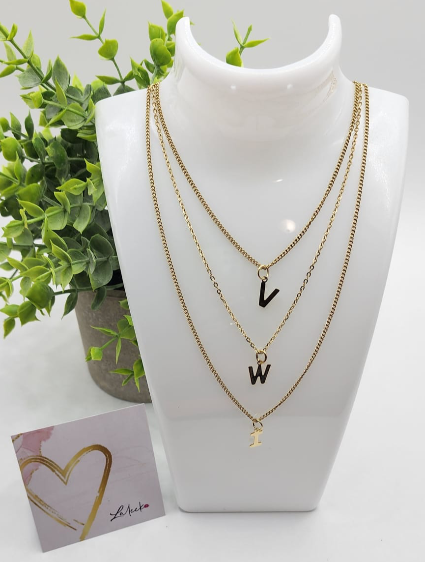 Initial Letter Necklace