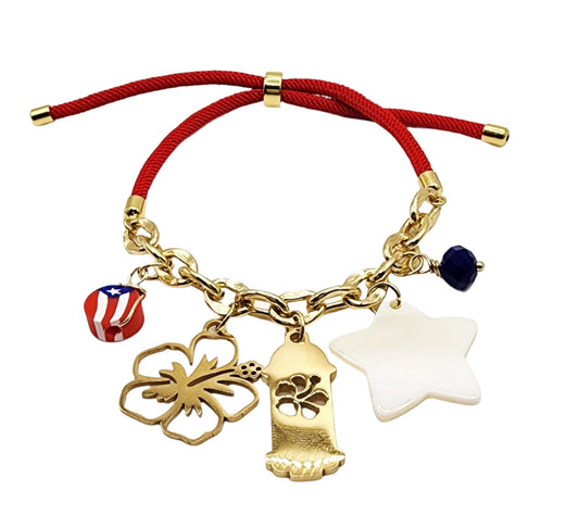 D'Aquí Bracelet - Flor Maga Gold